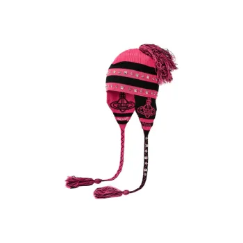PALACE X Vivienne Westwood Orb Knit Earflap Beanie