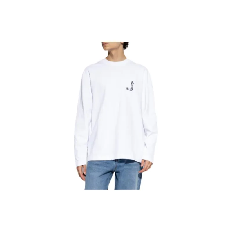 Jacquemus Fisherman Embroidered Long Sleeved T Shirt-4