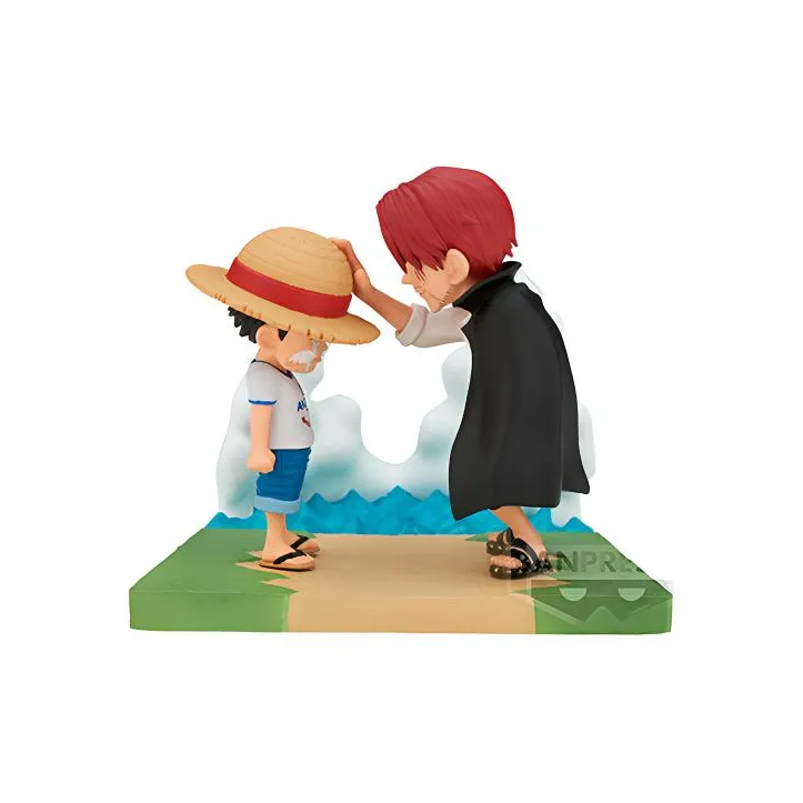 BANPRESTO WCF Collection, One Piece Luffy, Shanks, Story Line Vol.1 Bonus Gifts-0