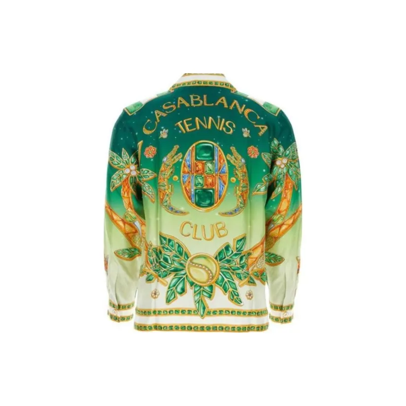 CASABLANCA Joyaux D'Afrique Silk Shirt-1
