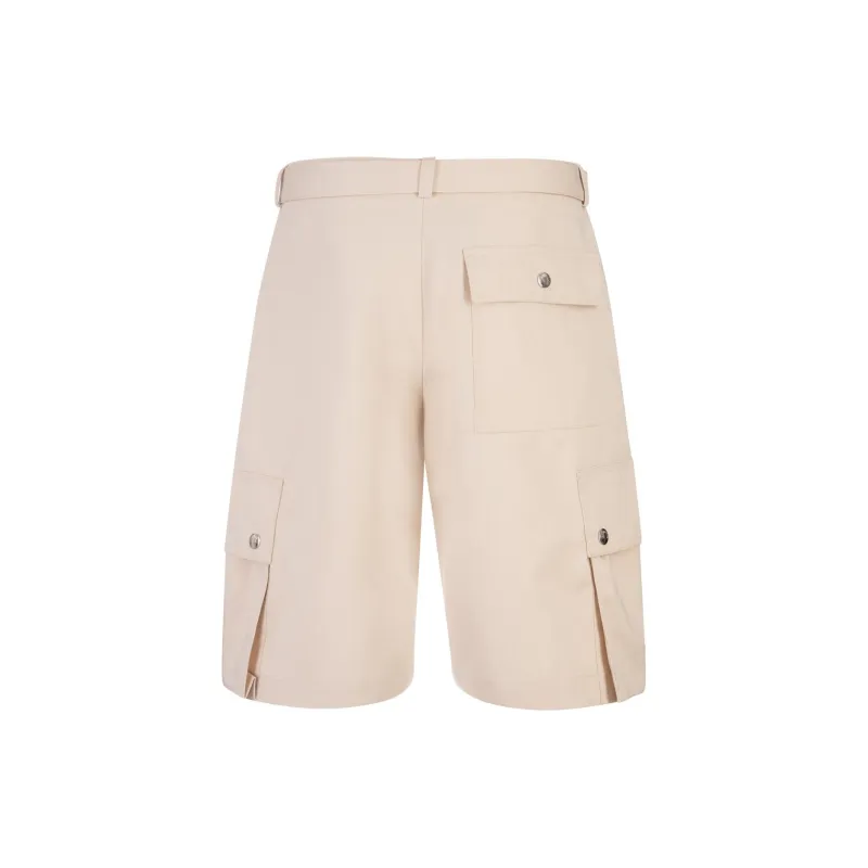 Jacquemus Le Cargo Belted Bermuda Shorts-1