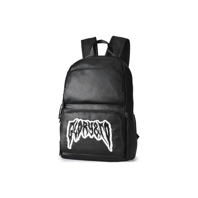 GLORY&CO PVC Travel Bag Backpack Men's Black-1