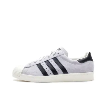 Adidas Originals Superstar 80s Anti Slip Wear Resistant Low Top Skateboard Shoes Men's Purple