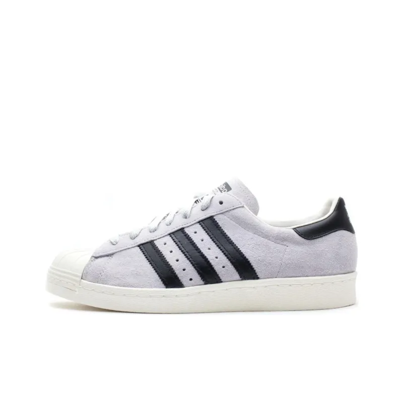 Adidas Originals Superstar 80s Anti Slip Wear Resistant Low Top Skateboard Shoes Men's Purple-0