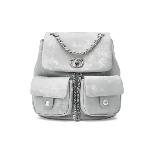 JOSINY Backpacks Silver Gray