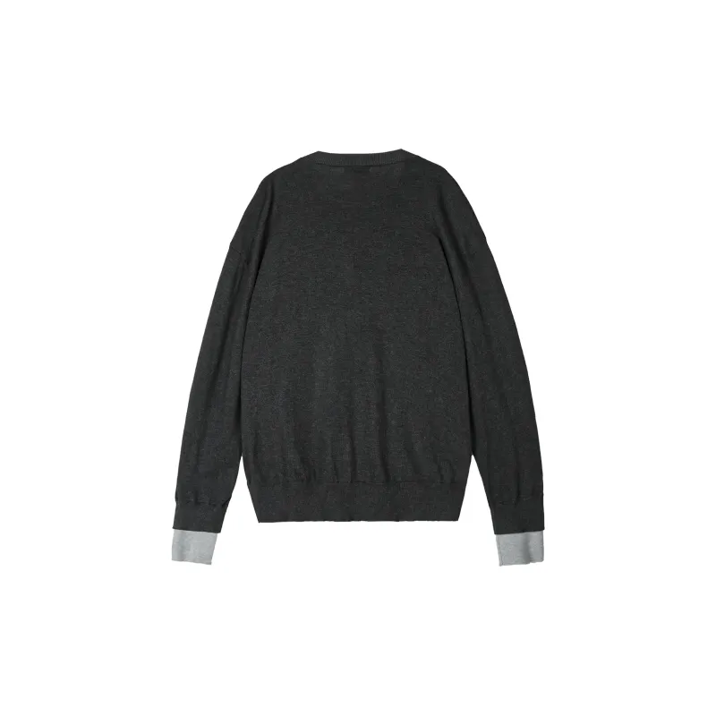 WILD LEADER Knitwear Unisex Rippling Night Black-1