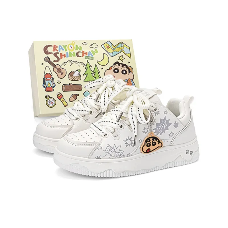 Crayon Shinchan Lightweight Breathable Height Increasing Low Top Skateboard Shoes Unisex-27