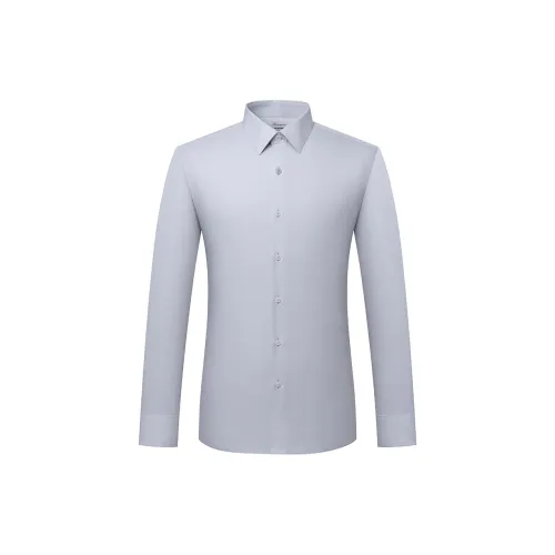 Camicissima Shirts Men Gray Blue