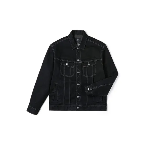 Lee Denim Jackets Men Black