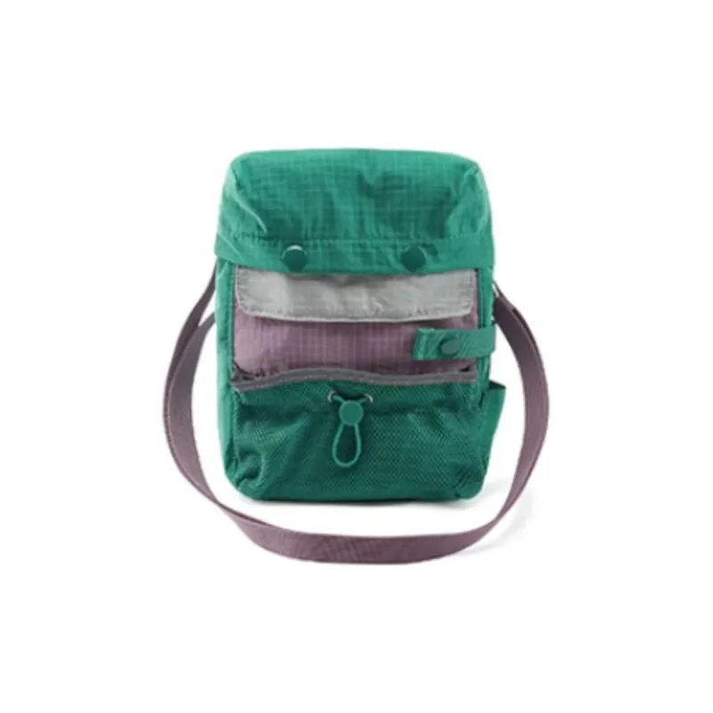 LiNing Polyamide Shoulder Bag, Crossbody Bag Regular Unisex Water Duck Green-1
