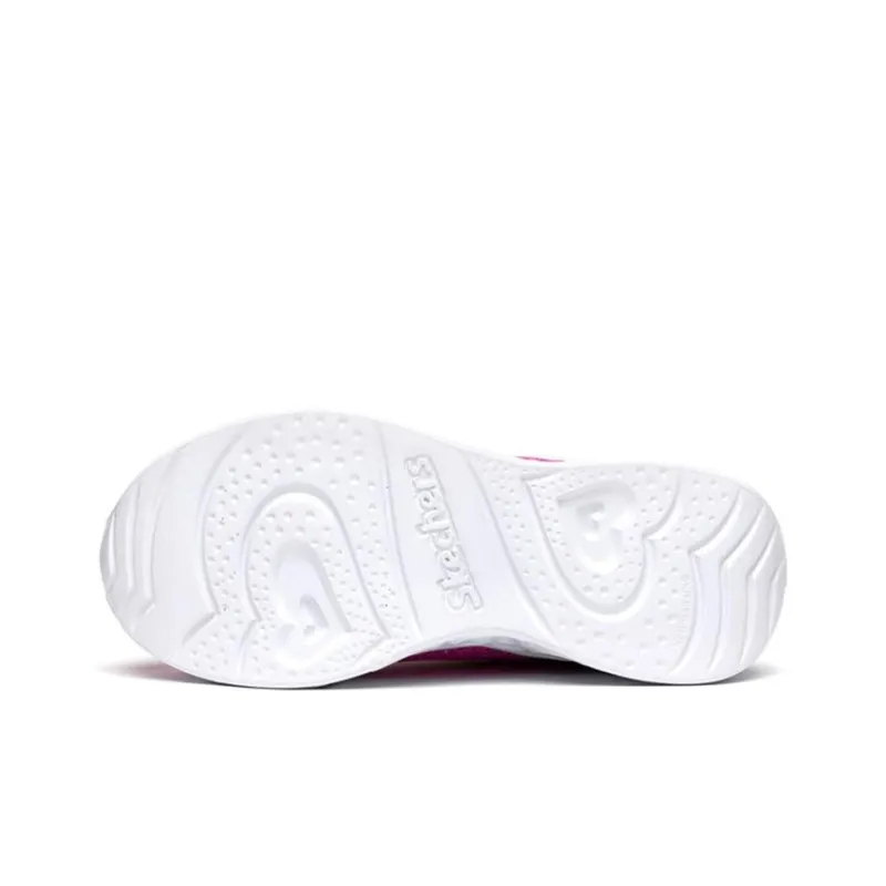 Skechers Heart Lights Kids Lifestyle Shoes Pink Multicolor Teenagers-4