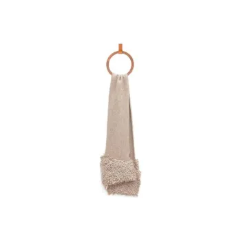 LOEWE Alpaca Knit Scarves Women's Light Brown