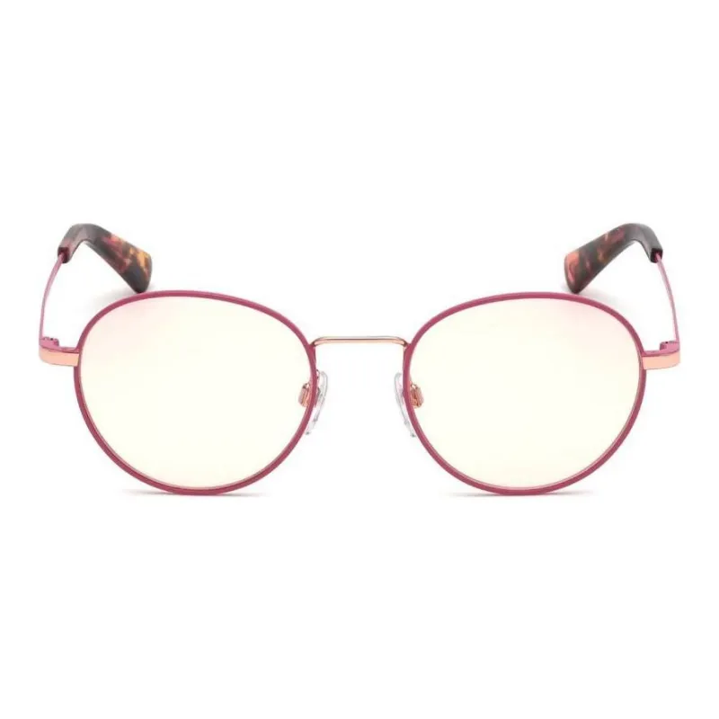 DIESEL Subject To Official Website Round Sunglasses Unisex Pink-1