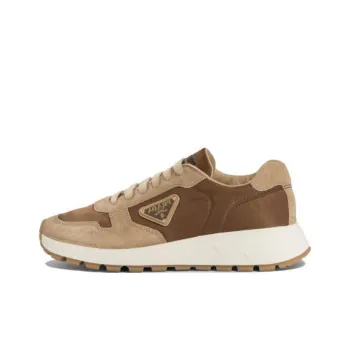 PRADA Low Top Casual Shoes Men's Brown