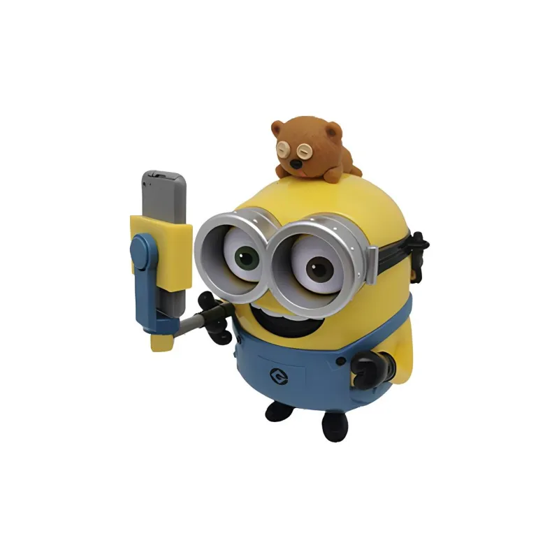 Universal Studios Despicable Me Minions Selfie Stick Popcorn Bucket IP Merch-0