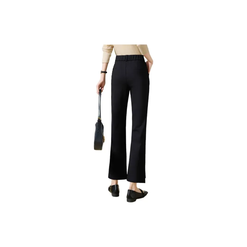 She Enjoys Casual Pants Women's Black-1