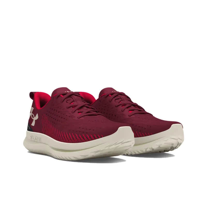 Under Armour Anti-Slip Wear-Resistant Low-Top Running Shoes Men's Red-2
