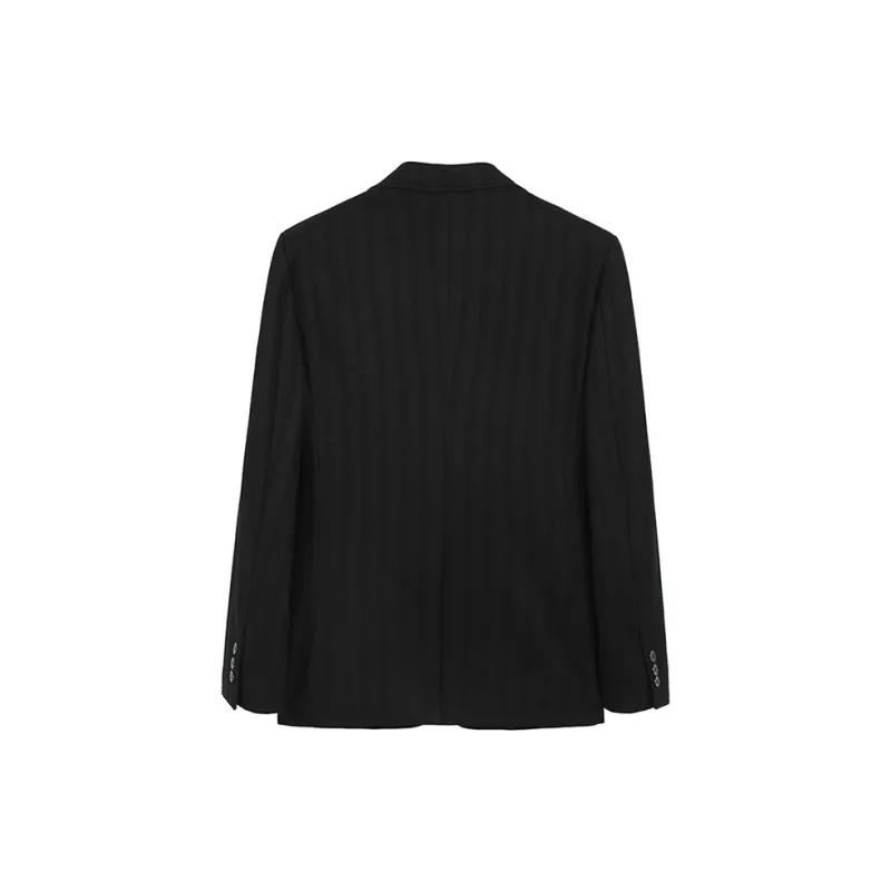 DAVID NAMAN Business Suits Coats Men's Black-1