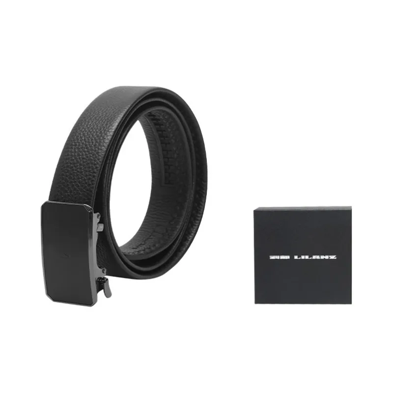 LESS IS MORE Cow Leather Belts Men's 3.5cm-0