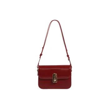 JANE KLAIN Synthetic Leather Shoulder Bag, Crossbody Bag Regular Women's Red/Black/Coffee/Ecru