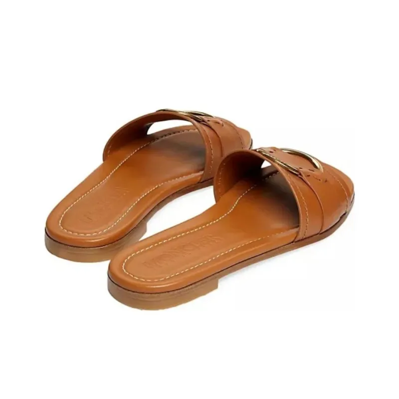 Moncler Bell Leather Slides-2