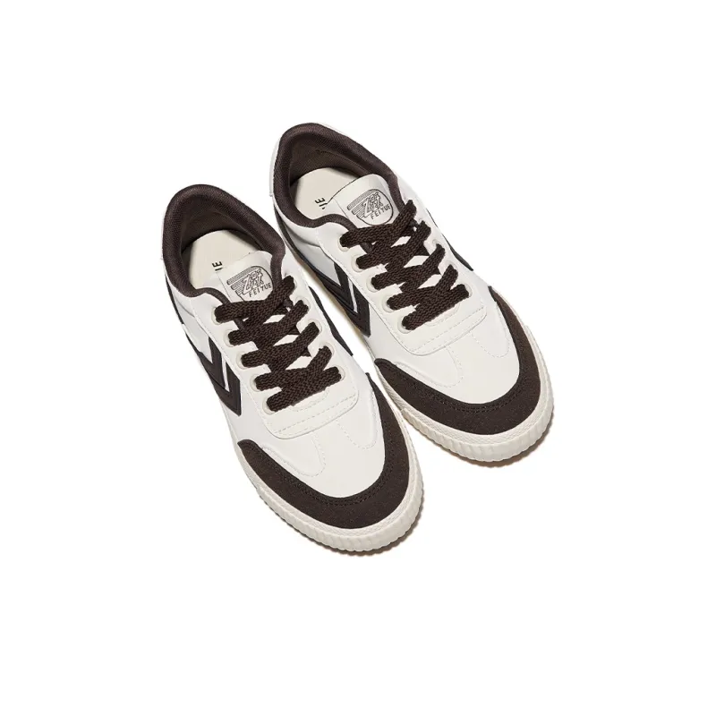 Feiyue Anti-Slip Wear-Resistant Low-Top Skateboard Shoes Unisex Beige Brown-3
