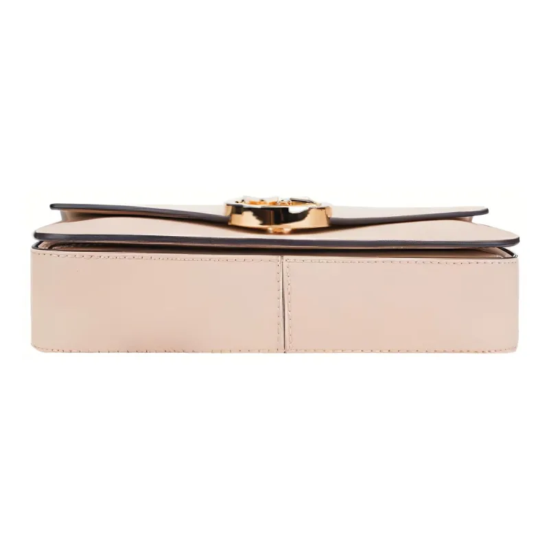 MICHAEL KORS Carmen Cow Leather Shoulder Bag, Crossbody Bag Trumpets Women's Pink-4