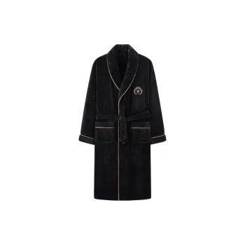 Mulong Family Pajama Robe Men's Black