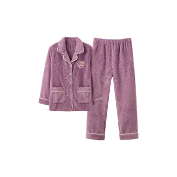 Mulong Family Pajama Set Women's Violet