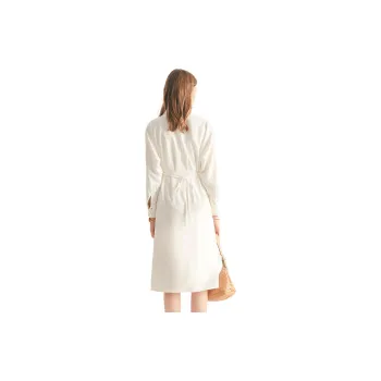 FOREVER 21 Long Sleeved Dress Women's White