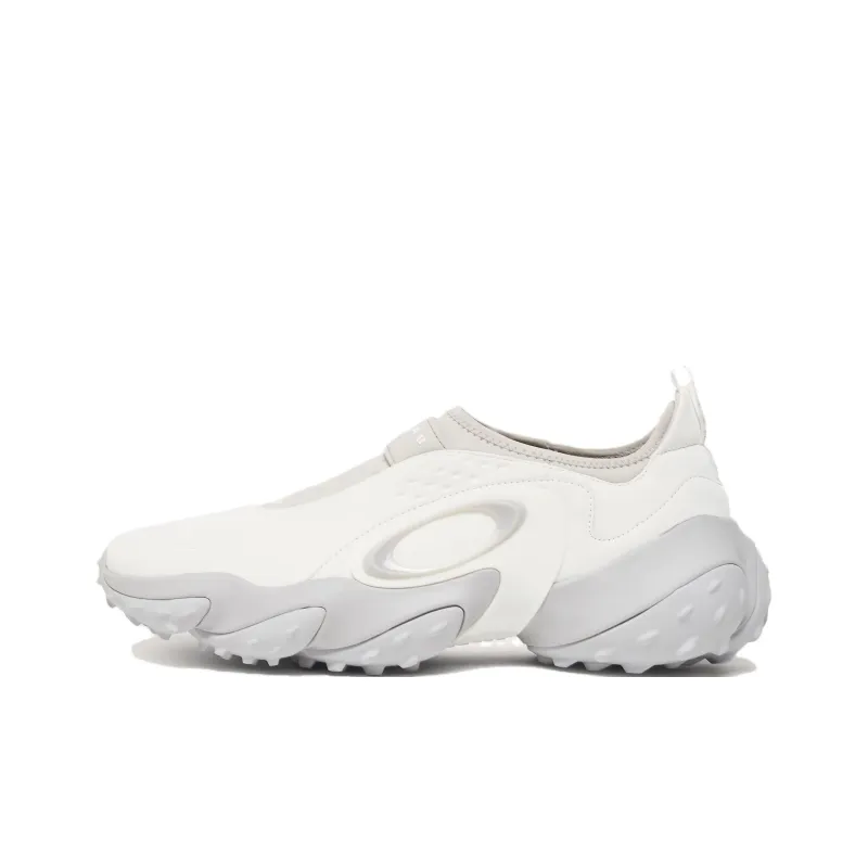 Oakley Anti Slip Wear Resistant Low Top Golf Shoes Men's White-0