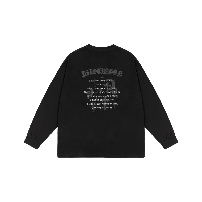 PILOTDRAGON FW24 Sweatshirt Unisex Black-1