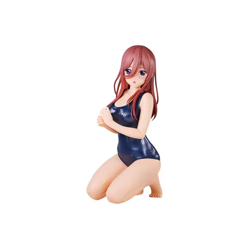 BANPRESTO The Quintessential Quintuplets Miku Nakano School Swimsuit Bonus Gifts