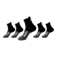 5 Pack Black/Gray