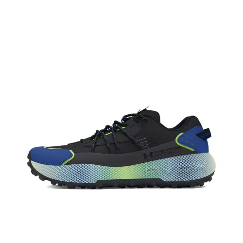 Under Armour Anti-Slip Wear-Resistant Low-Top Casual Shoes Unisex Black Blue
