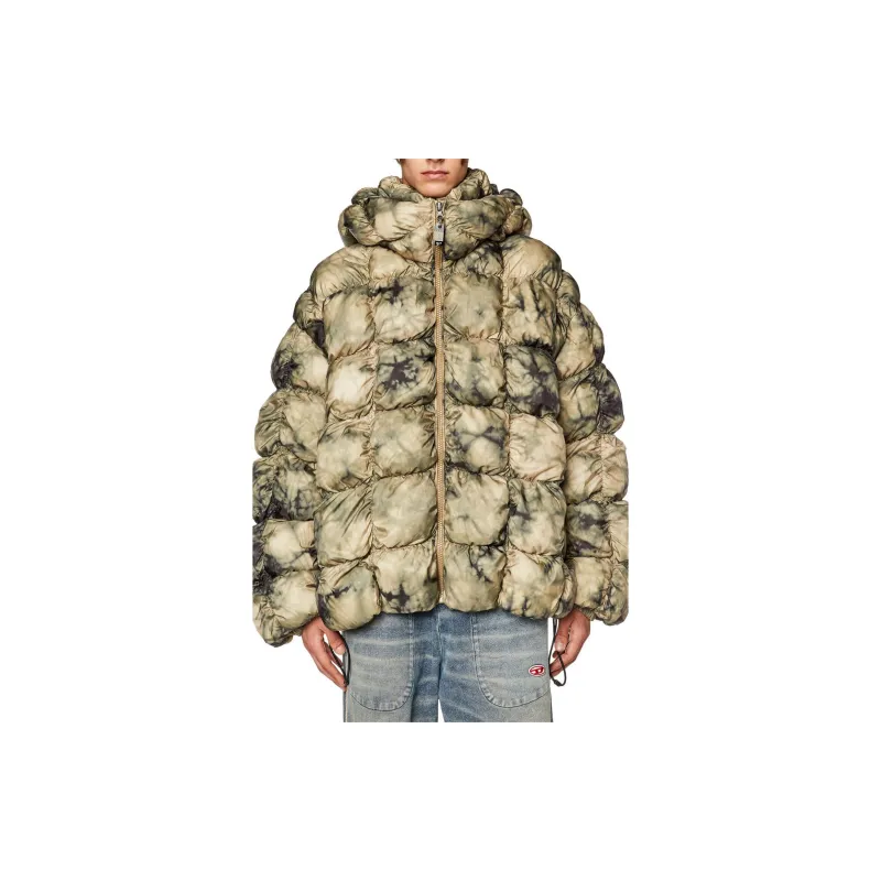 DIESEL Jackets Men Khaki-3