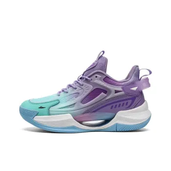 Kuding Cushioned Slip-Resistant Abrasion-Resistant Mid-Top Basketball Shoes Unisex