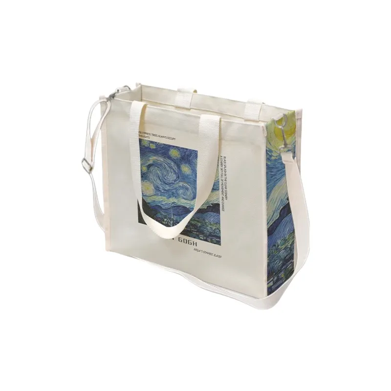 AOSONG Canvas Canvas Bag Shoulder Bags Large Size Unisex Multicolor-1