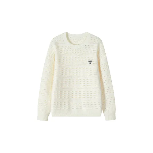 Hummel Sweatshirts Unisex Stream Sand White