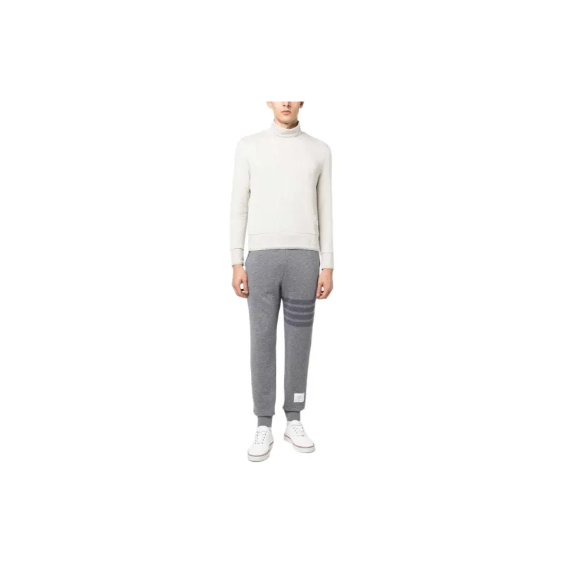 THOM BROWNE 4 Bar Drawstring Joggers-1