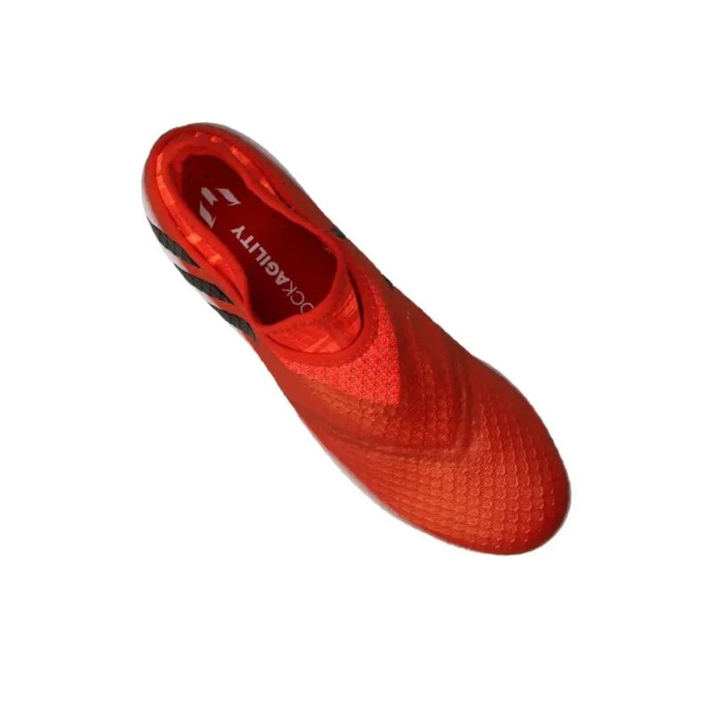 Adidas Messi FG Rubber Long Studs Anti Slip Wear Resistant Soccer Shoes Men's Red-2