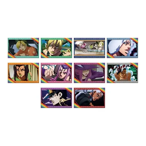 MEDICOS JoJo's Bizarre Adventure Stone Ocean Scene Photography Acrylic Rectangular Vol2 Badges