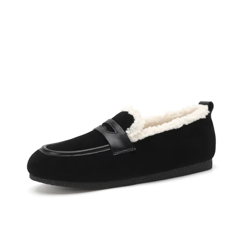 FOXER Birkenstock Insulated Shoes Women's Casual Shoes Low Heel Women's-10