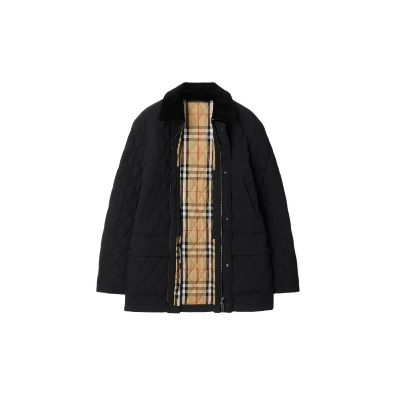 Burberry Long Sleeved Quilted Down Jacket-1
