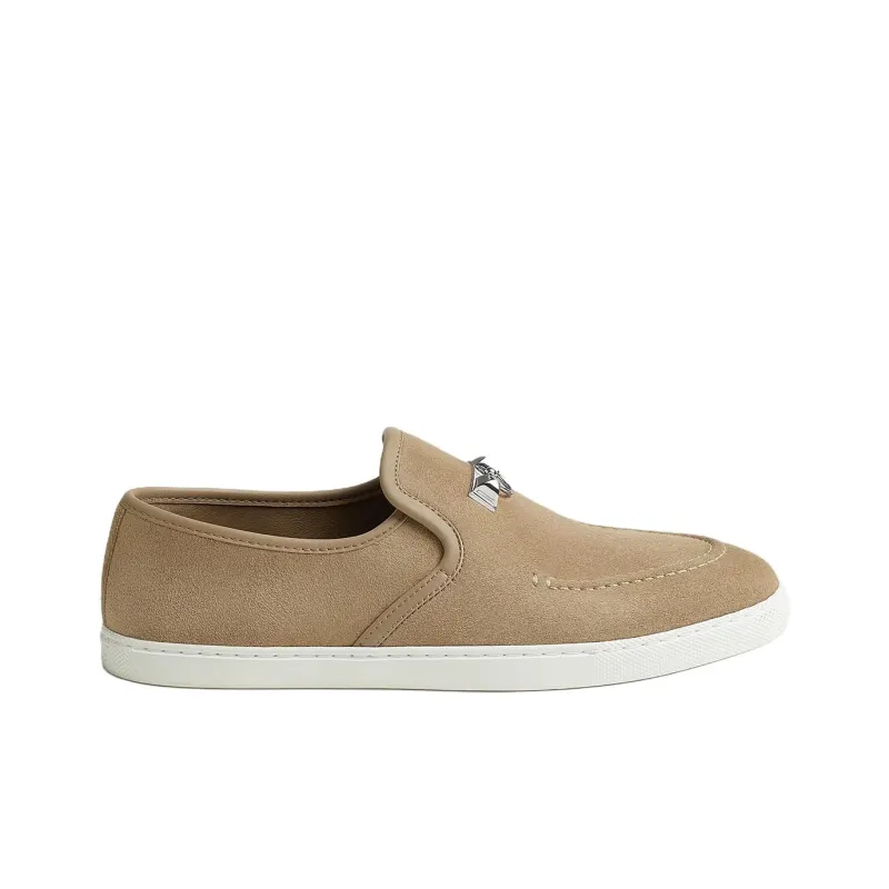 HERMES Jour Loafers Women's Brown-1