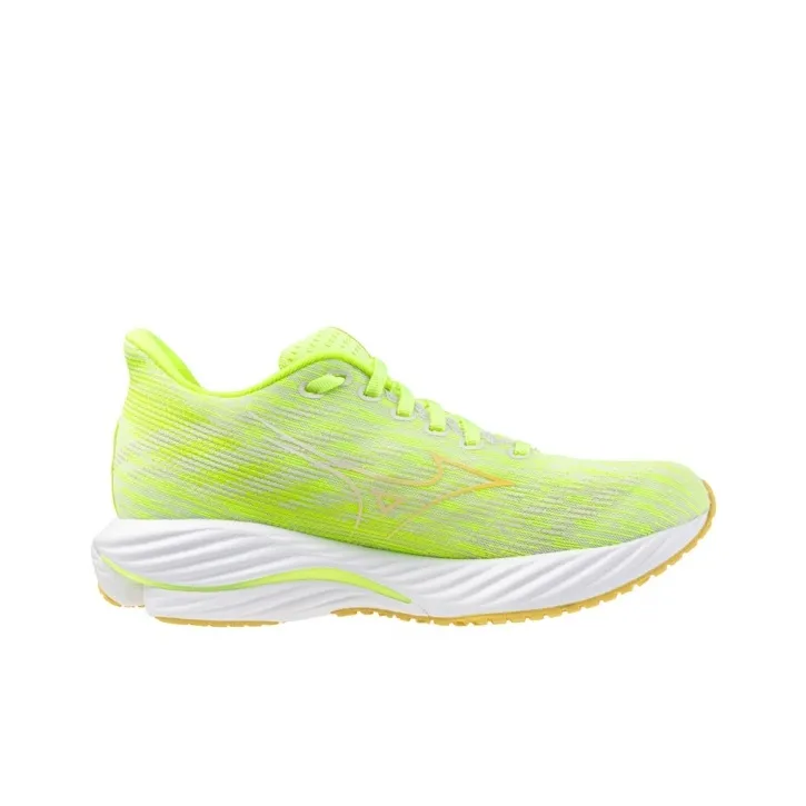 Mizuno Wave Rider 28 Slip Resistant Low Top Running Shoes Women's Yellow-1