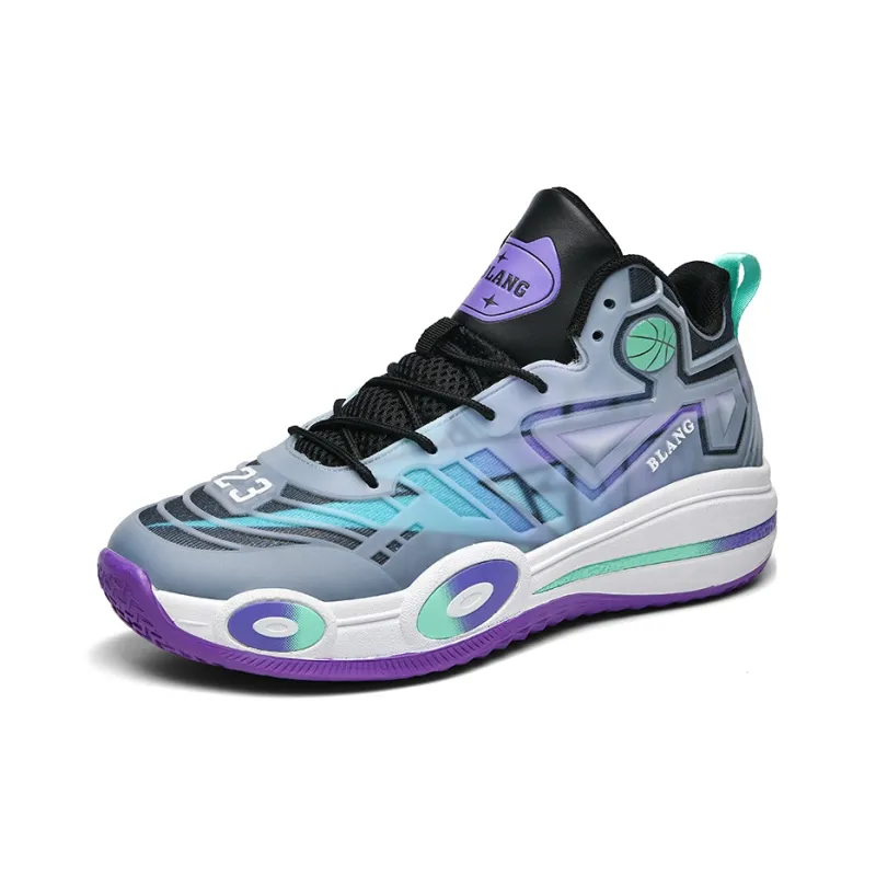 MUSNODO Cushioning, Slip Resistant, And Abrasion Resistant Mid Top Basketball Shoes Unisex-19
