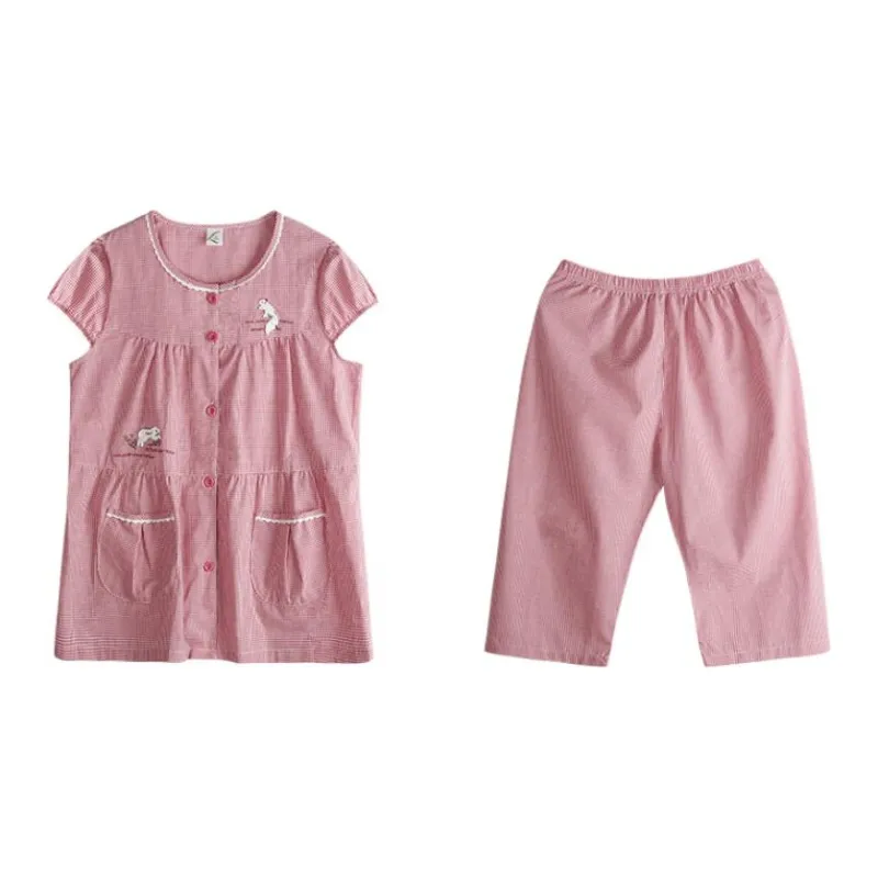 Xuan Liang Pajama Set Women's Crimson-0