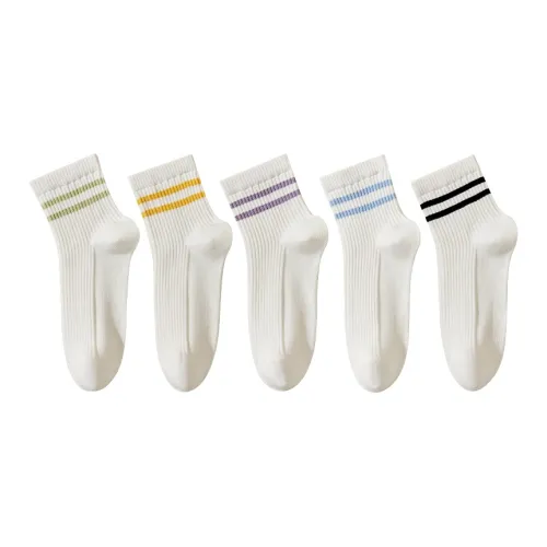 MIIOW Mid-Calf Socks Women's 5 Pack
