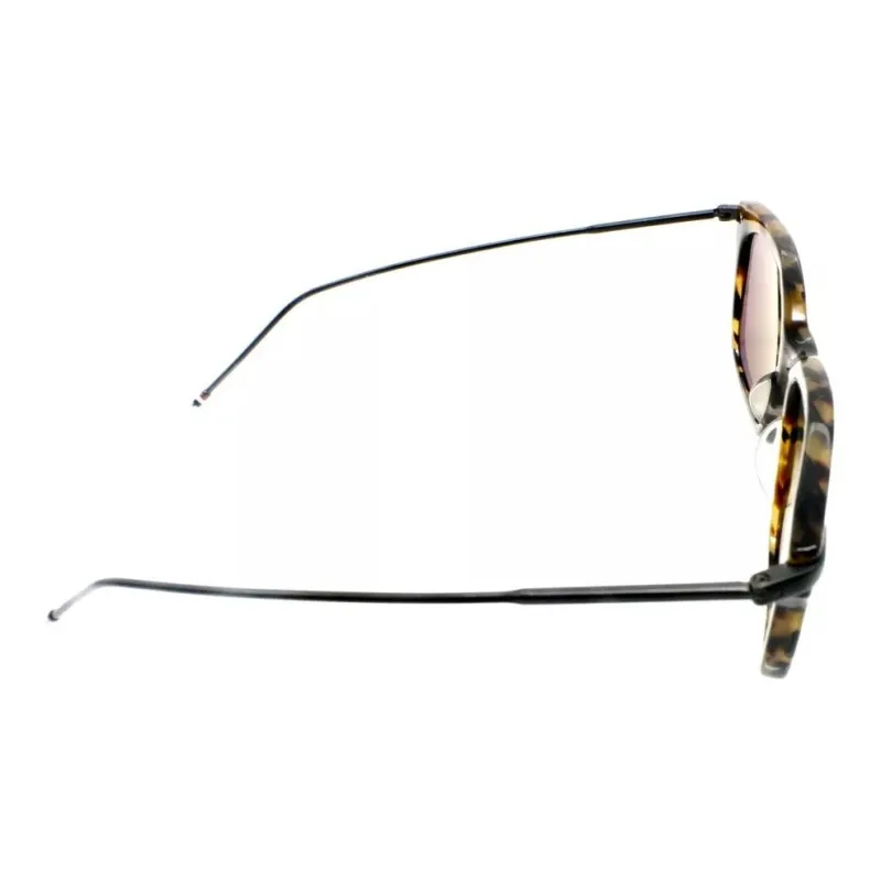 THOM BROWNE· Metal Square Sunglasses Men's Tortoiseshell-2